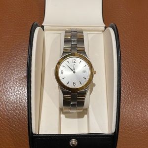 Movado Men’s Watch-- Two tone stainless steel and gold